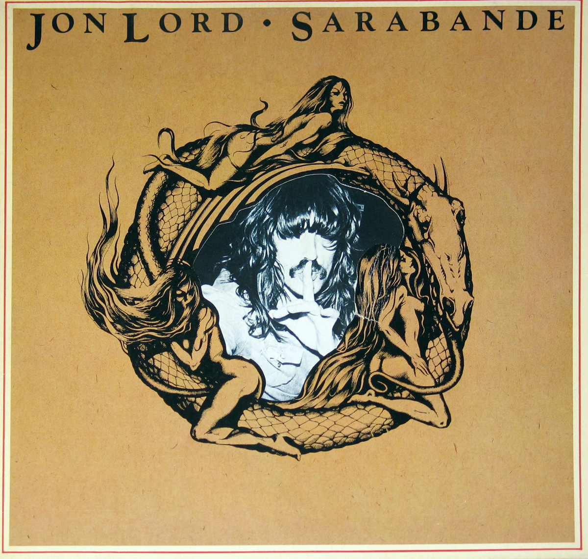 Album Front Cover Photo of JON LORD - Sarabande - Hörzu Release with die-cut album cover 